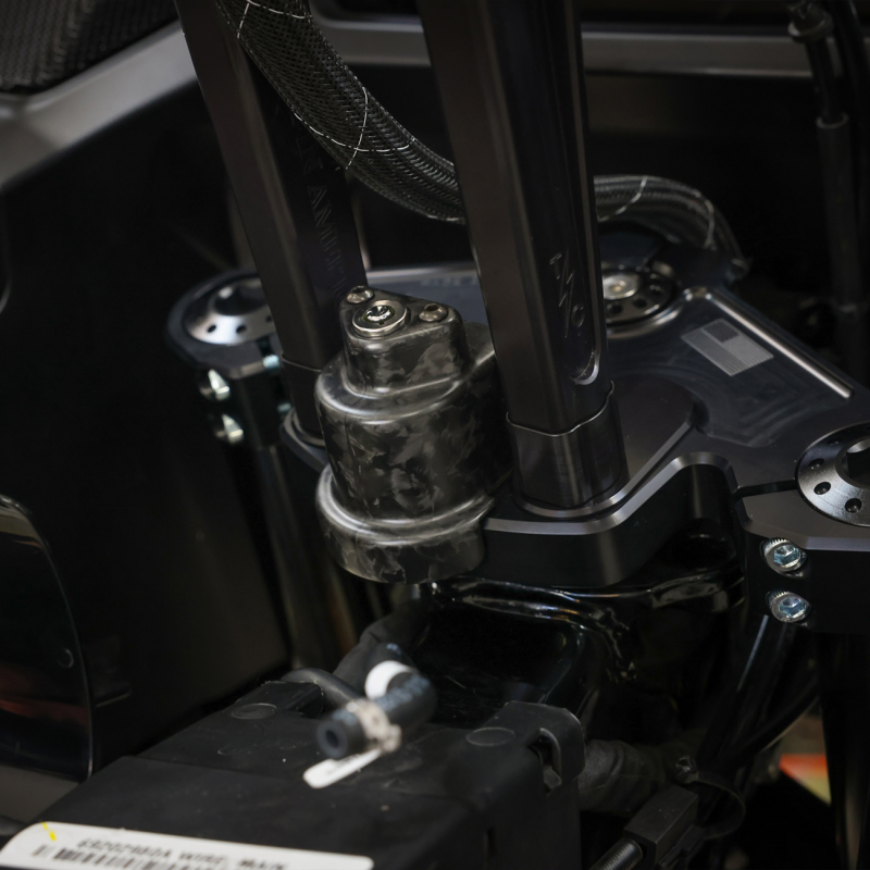 Matte Forged Steering Lock Cover