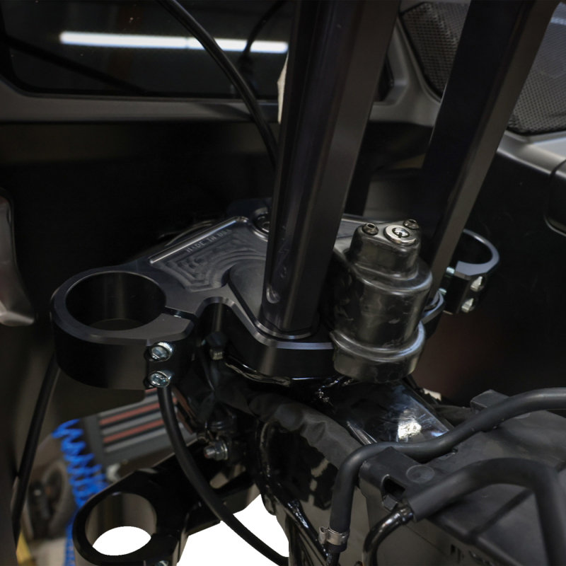 Matte Forged Steering Lock Cover