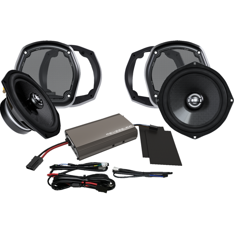 Hogtunes Fairing Lower 7" Speaker/Amp Kit