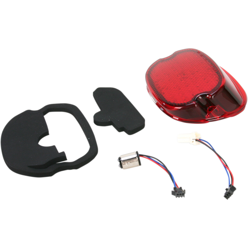 LED Low-Profile Taillight Red/Bottom Tag