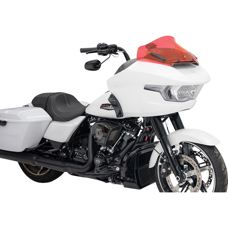 Ice Kolor Flare Windshield - 10" pink ice