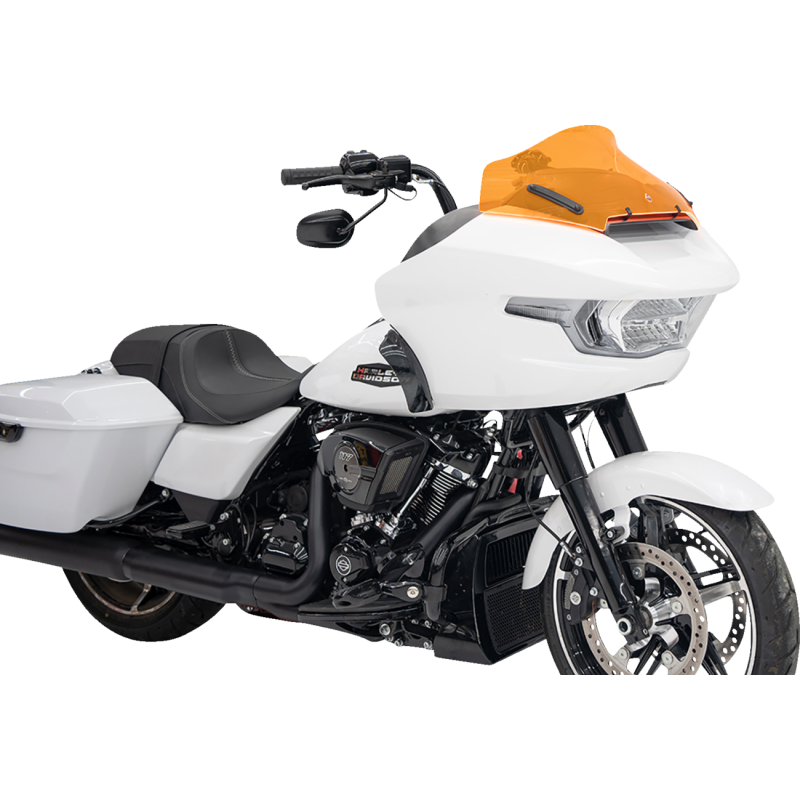 Ice Kolor Flare Windshield - 10" orange ice