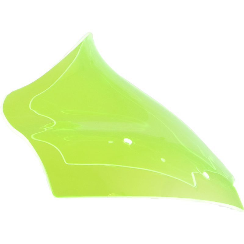 Ice Kolor Flare Windshield - 10" green ice