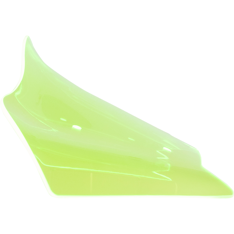 Ice Kolor Flare Windshield - 8" green ice