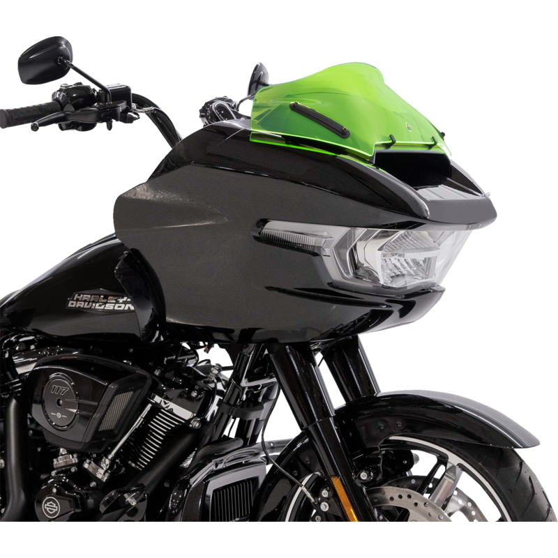 Ice Kolor Flare Windshield - 8" green ice