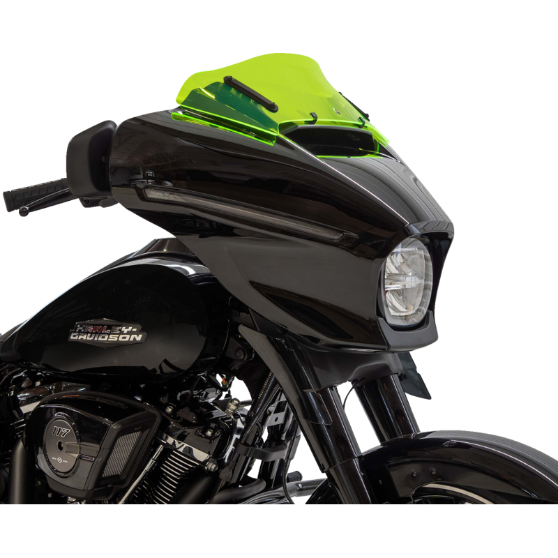 Ice Kolor Flare Windshield - 6.5" green ice