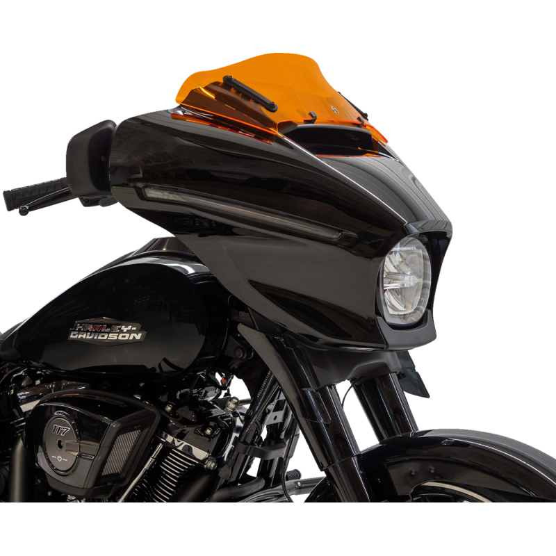 Kolor Flare Windshield - 6.5" orange