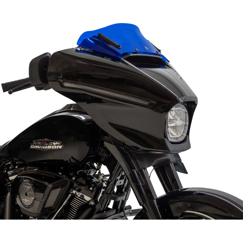 Kolor Flare Windshield - 6.5" blue