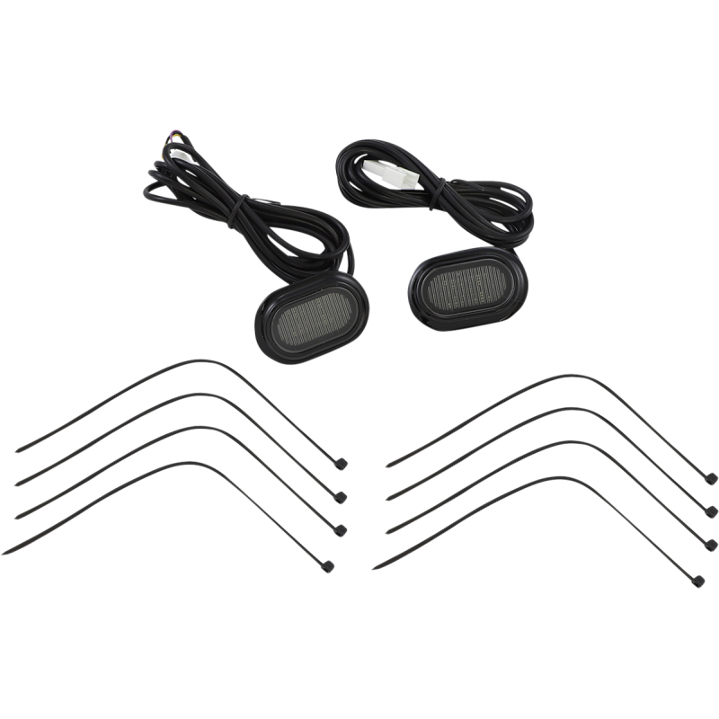 Plugz Antenna Grommet Lights - Smoke Lens, Gloss Black Trim