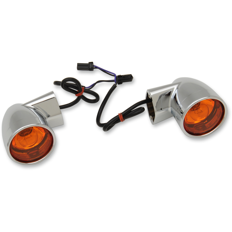 Rear Bullet-Style Turn Signals Chrome