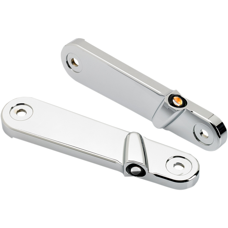 Streamliner Front LED Turn Signal, Smooth Chrome