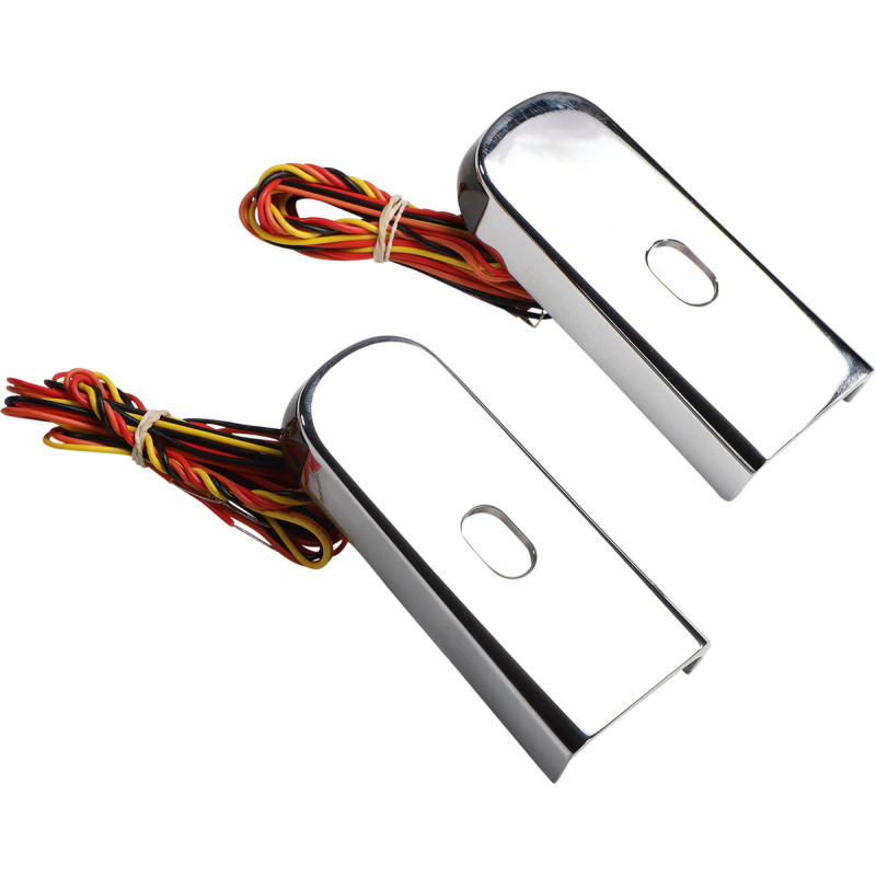 Fender Strut LED Marker, Dyna Chrome/Red