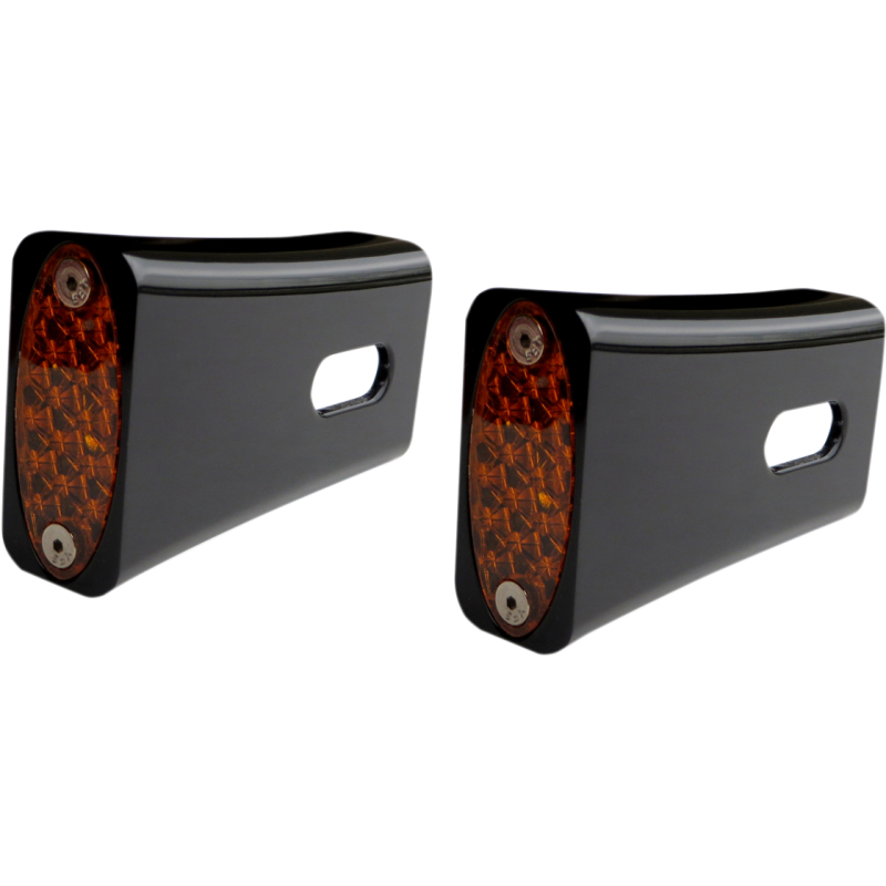 Stealth Strut Marker Lights, XL Black/Amber