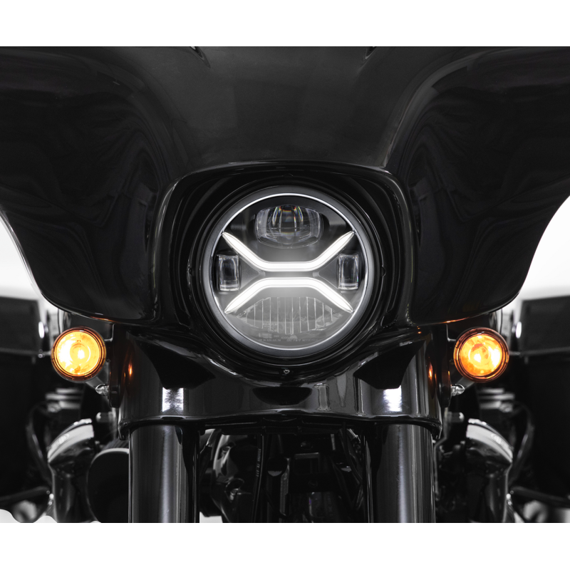 Zenith LED headlight for H-D