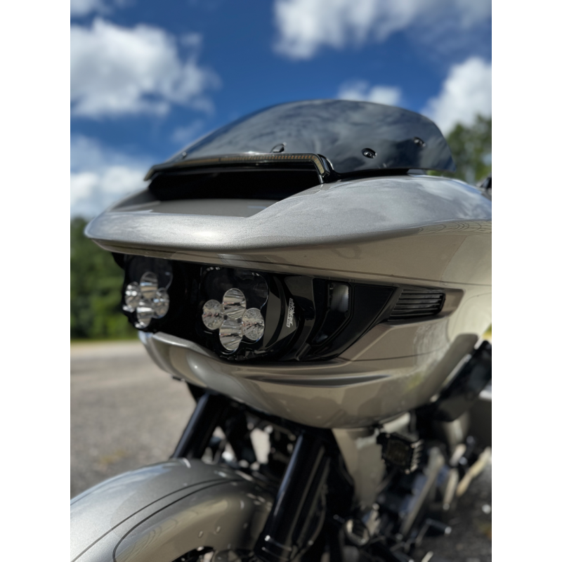 Custom Dynamics Shark Demon 2 Dual Headlight Kit with Vented Speed Plates