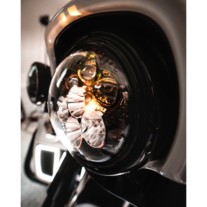 Shark Demon 2 7" Round LED Headlight - 99-13 Models