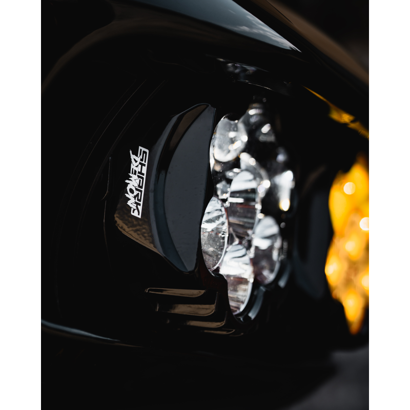 Custom Dynamics Shark Demon 2 Headlight/Fog Lamp Combo Kit for Road Glide