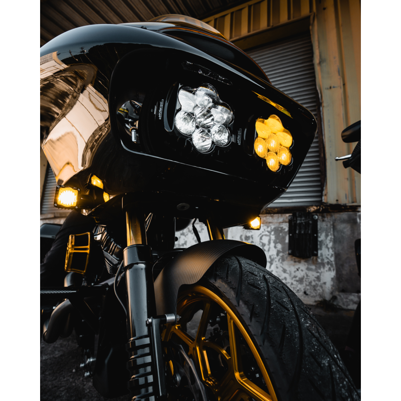 Custom Dynamics Shark Demon 2 Headlight/Fog Lamp Combo Kit for Road Glide