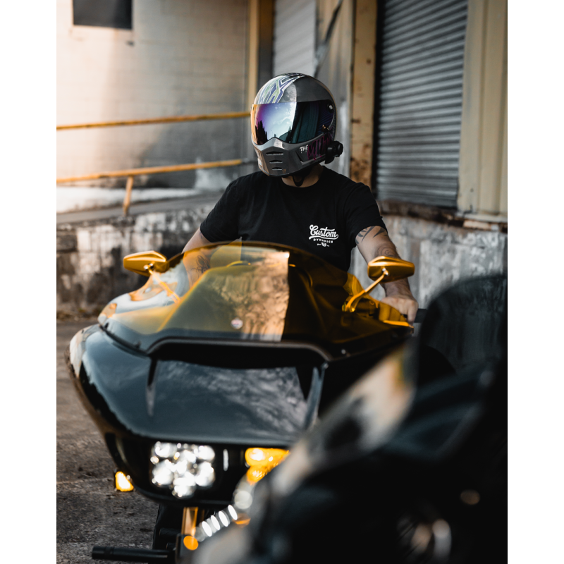 Custom Dynamics Shark Demon 2 Headlight/Fog Lamp Combo Kit for Road Glide