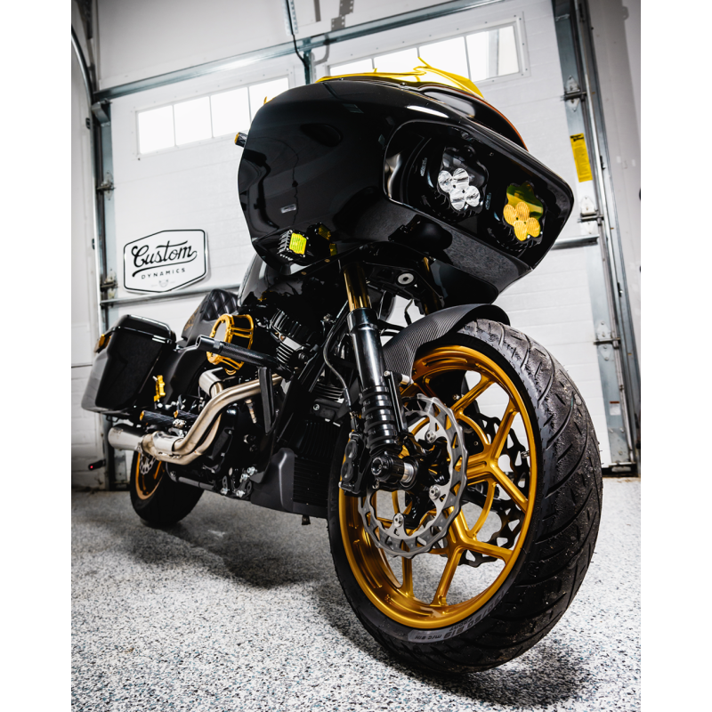 Custom Dynamics Shark Demon 2 Headlight/Fog Lamp Combo Kit for Road Glide