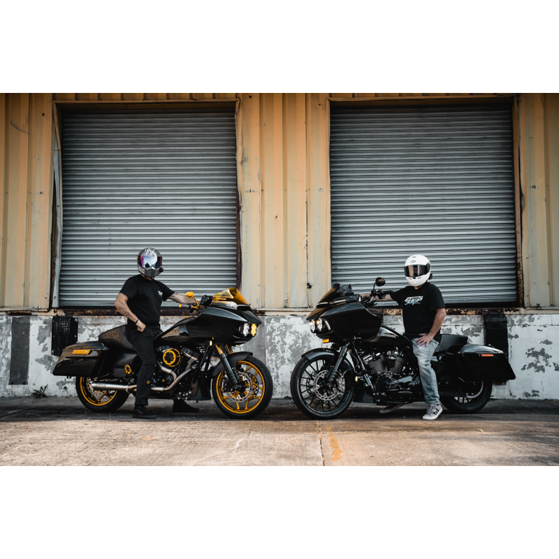 Custom Dynamics Shark Demon 2 Headlight/Fog Lamp Combo Kit for Road Glide