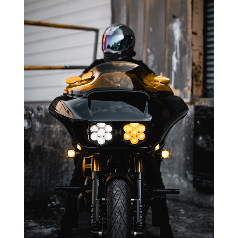 Custom Dynamics Shark Demon 2 Headlight/Fog Lamp Combo Kit for Road Glide