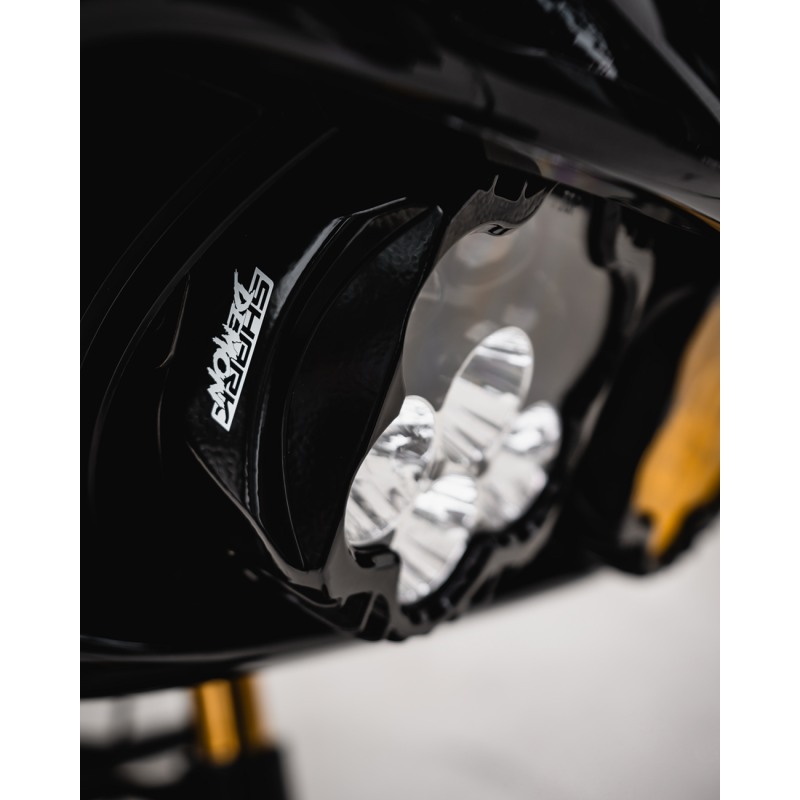 Custom Dynamics Shark Demon 2 Headlight/Fog Lamp Combo Kit for Road Glide