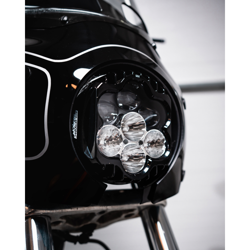 Custom Dynamics Shark Demon Headlight Kit for Memphis Shades Road Warrior Fairing
