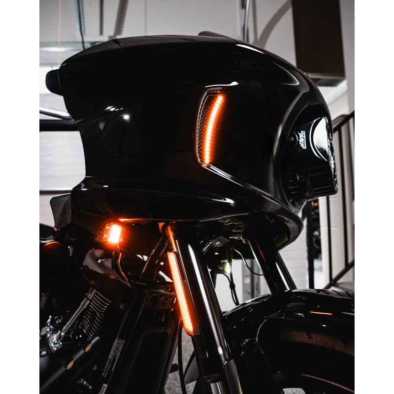 Performance LED Front Turn Signals Gloss Black