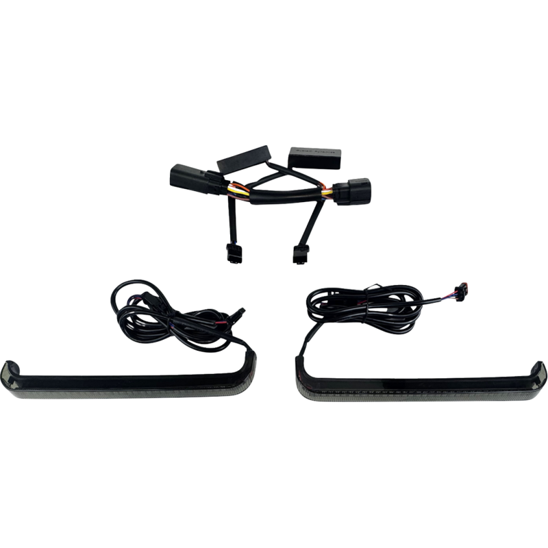 Custom Dynamics Low Profile LED Saddlebag Lights With Amber Turn Signals