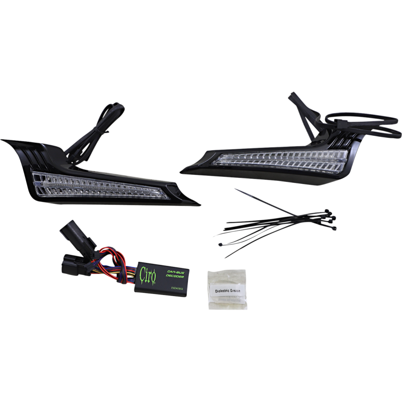 Filler Panel Lights Black/Clear/Red-Amber