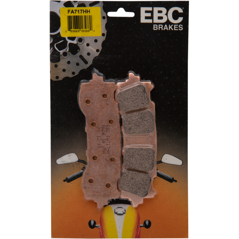 Front Double-H Sintered HH Brake Pad for Honda GL1800 Gold Wing 18-24