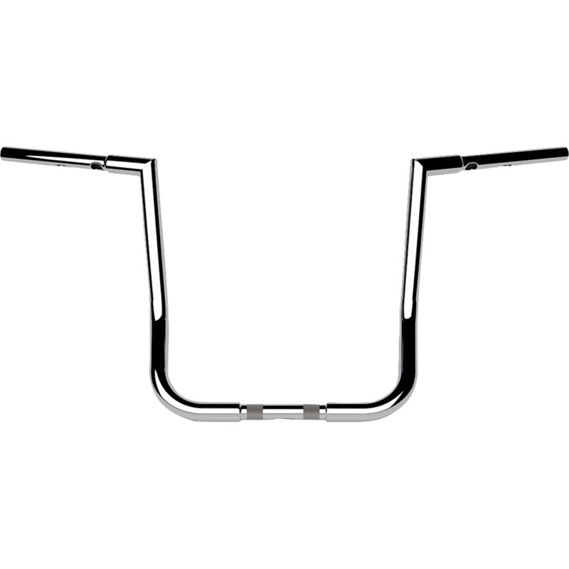 Chrome 1 1/4" Twin Peaks Touring Handlebars, 16" End Rise