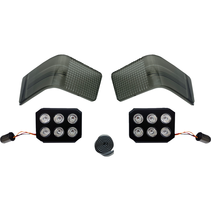 LED Tour-Pak Run/Brake Light Smoke
