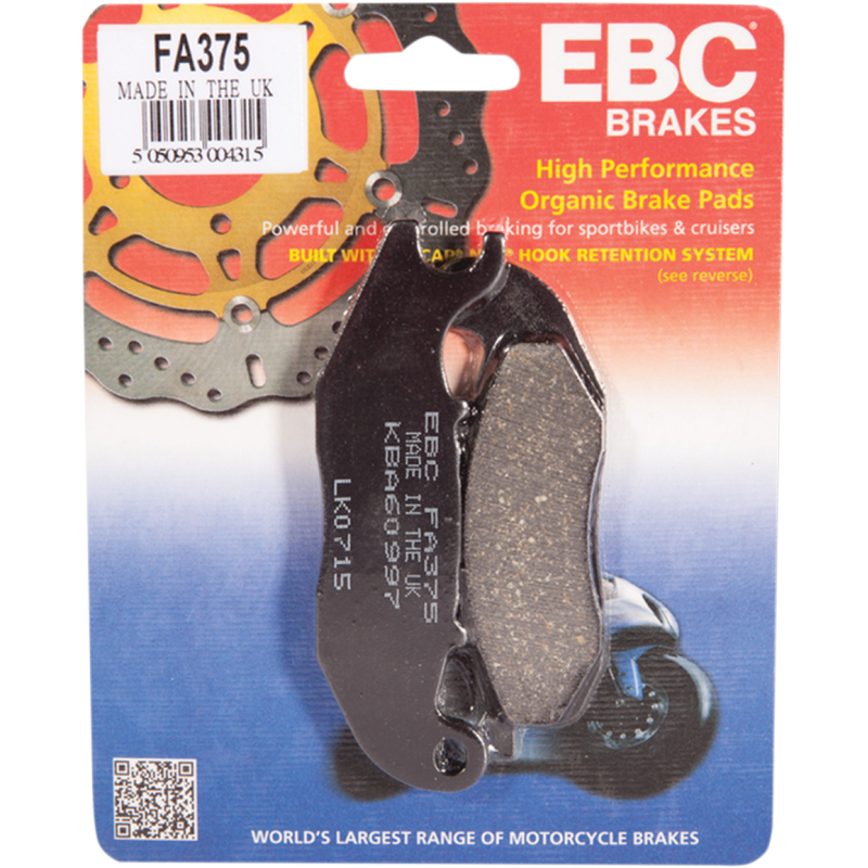 Organic Front Brake Pads/Shoes for Honda Monkey 125 18-23