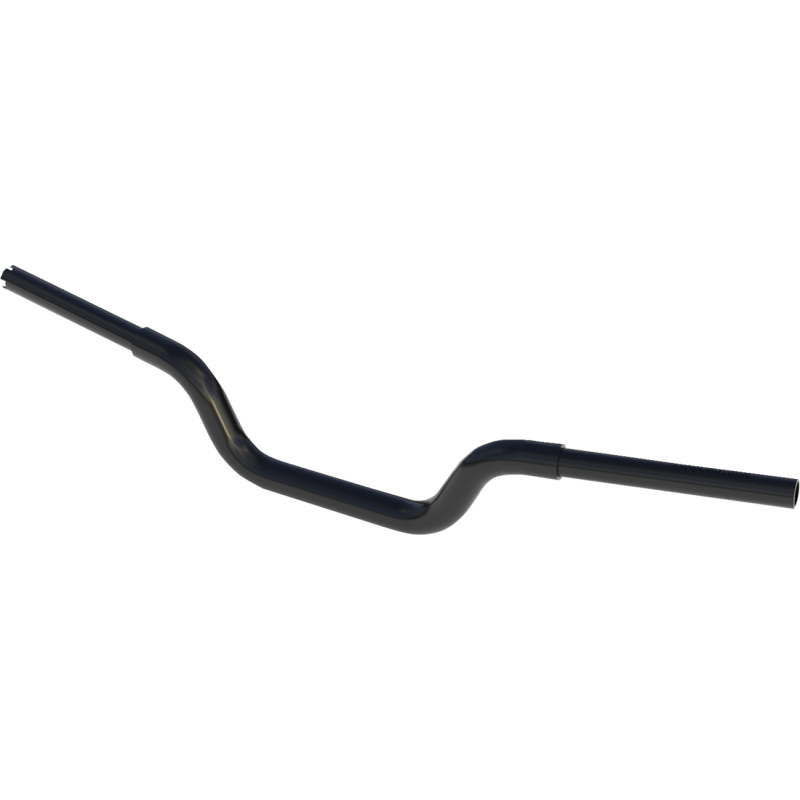 6" Mach Moto Handlebar, Gloss Black