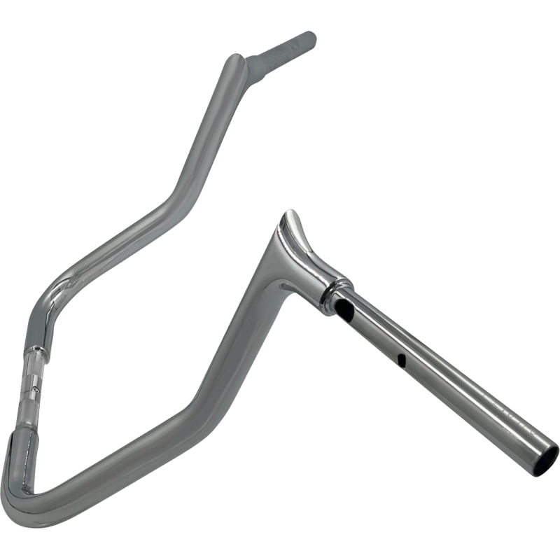 13" EZ Install Reduced Reach Pointed Top Handlebar, Chrome