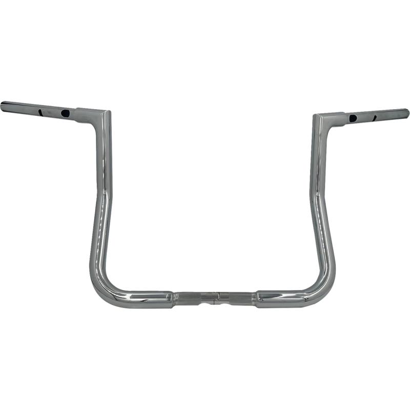 13" EZ Install Reduced Reach Flat Top Handlebar, Chrome