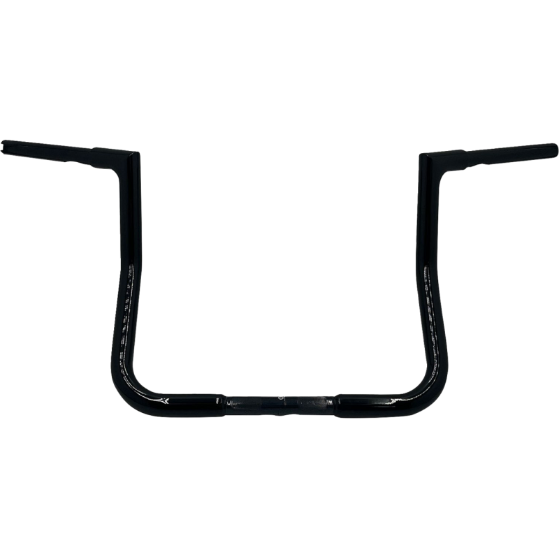 13" EZ Install Reduced Reach Flat Top Handlebar, Gloss Black (Extended Fitment)