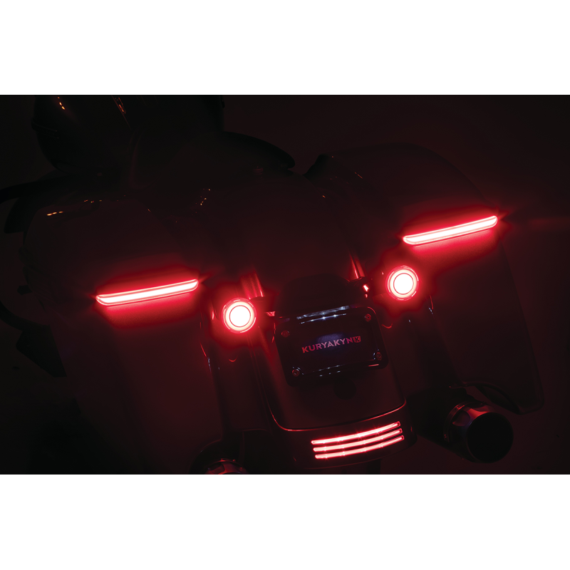 Tracer Rear Saddlebag Lights Smoke