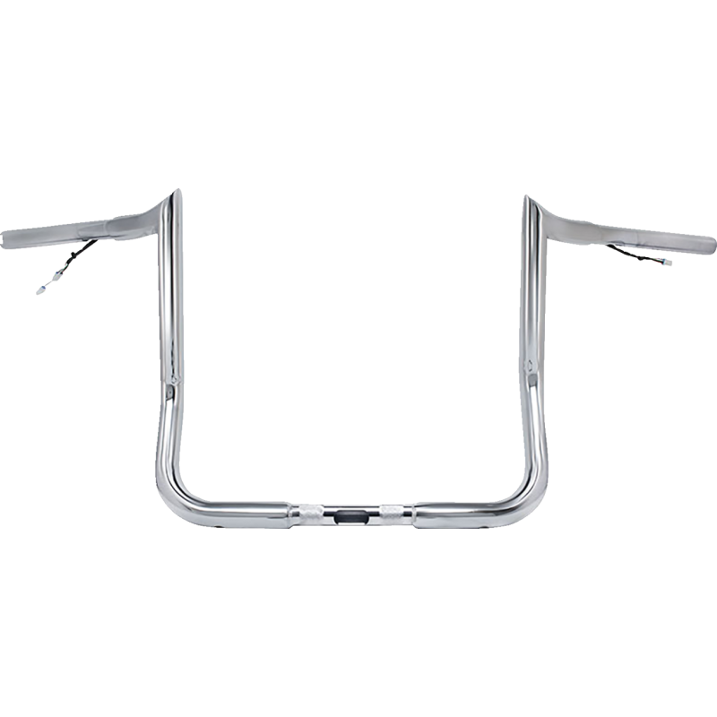 1 1/4" Pre-Wired Monkey Bagger Handlebars - Chrome 10"