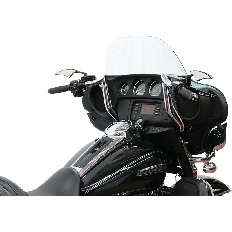 1 1/4" Pre-Wired Monkey Bagger Handlebars - Chrome 10"