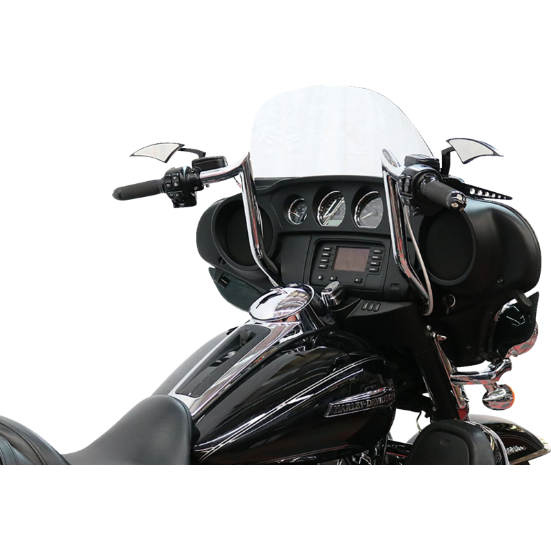 1 1/4" Pre-Wired Monkey Bagger Handlebars - Chrome 12"