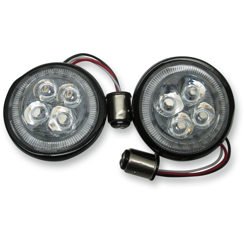 Fang Insert 1157 Rear Black/Clear