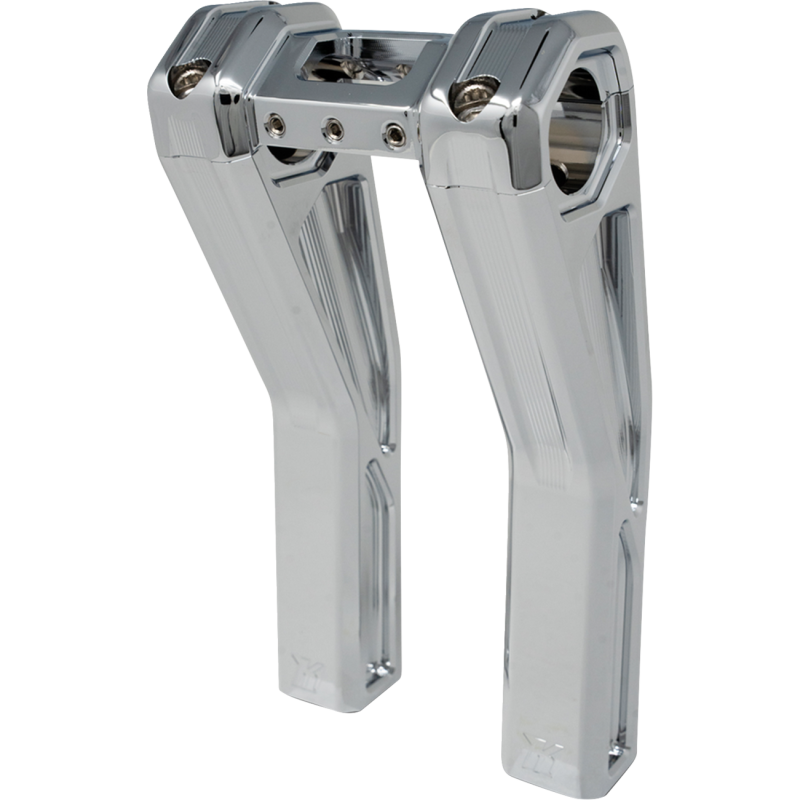Kodlin Ascent Pro Pullback Riser Kit, Chrome, 8"