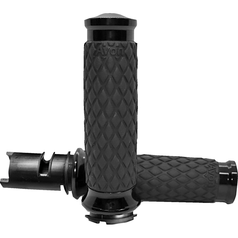 Avon Diamond Contour Grips - Black Anodized