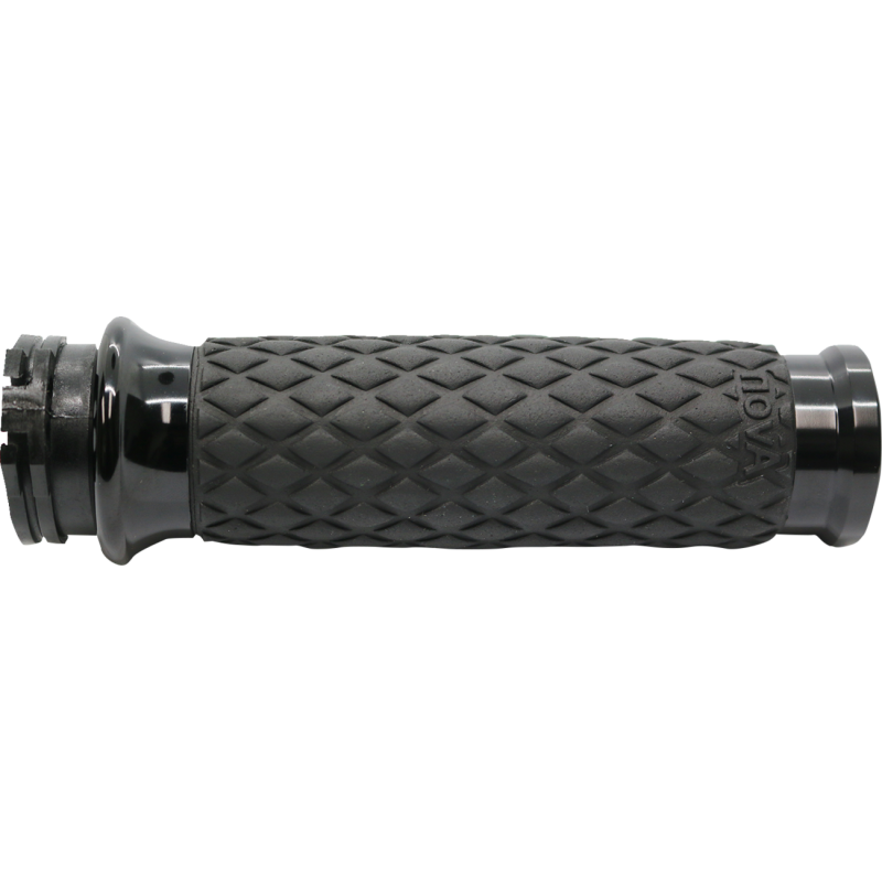 Avon Custom Grips - Contour, Diamond Contour, Black Anodized