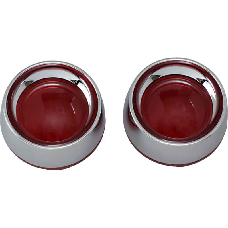 Deep-Dish Bezel Chrome/Red