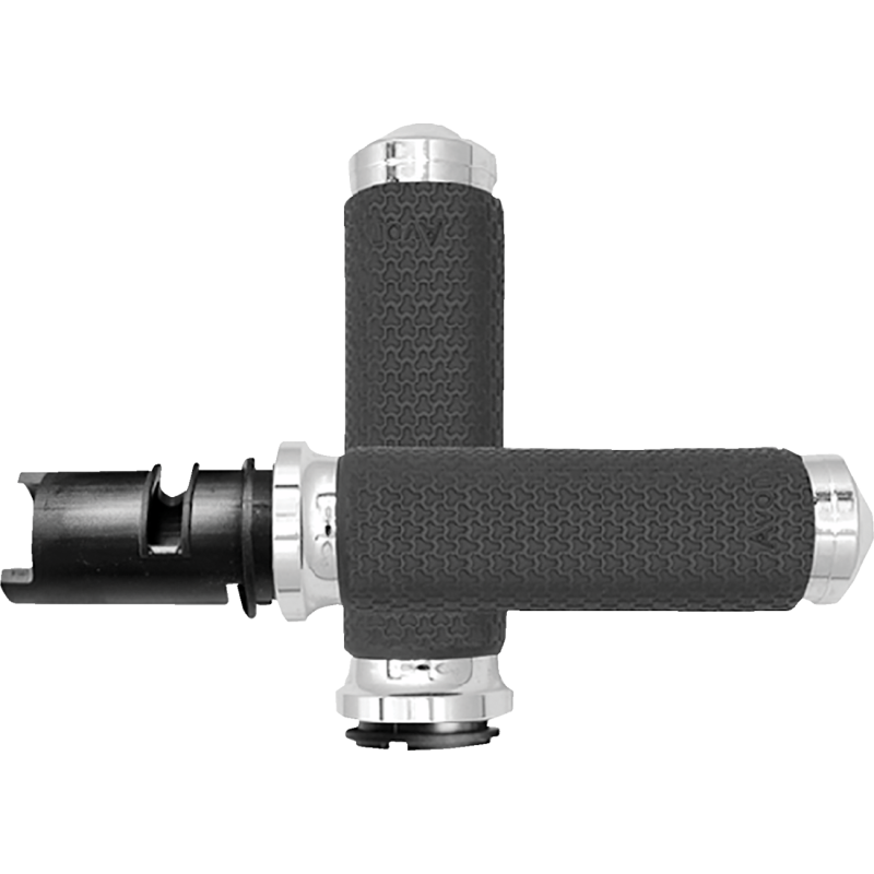 Avon Memory Foam Grips - Medium, Round, Chrome