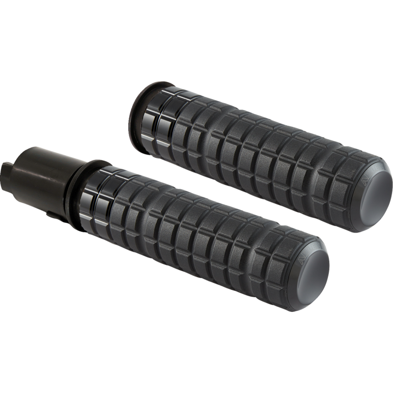 Arlen Ness Speedliner Grips - Black Anodized